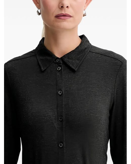 Marc O' Polo Button-Up Blouse in het Black