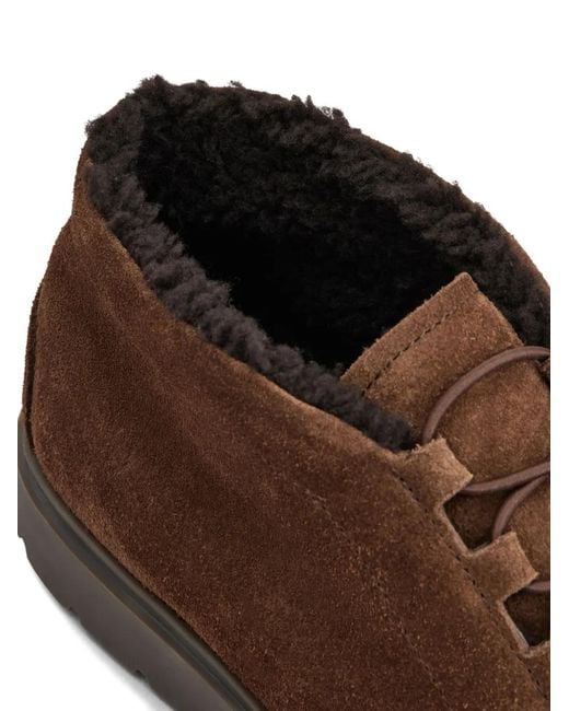 Tod's Brown Suede Desert Boots for men