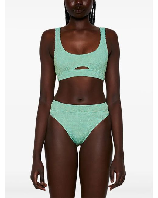 Bondeye Green Sasha Crop Bikini