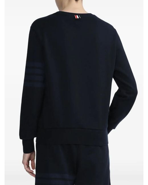 Pull À Détail 4 Bandes Signature Thom Browne pour homme en coloris Blue