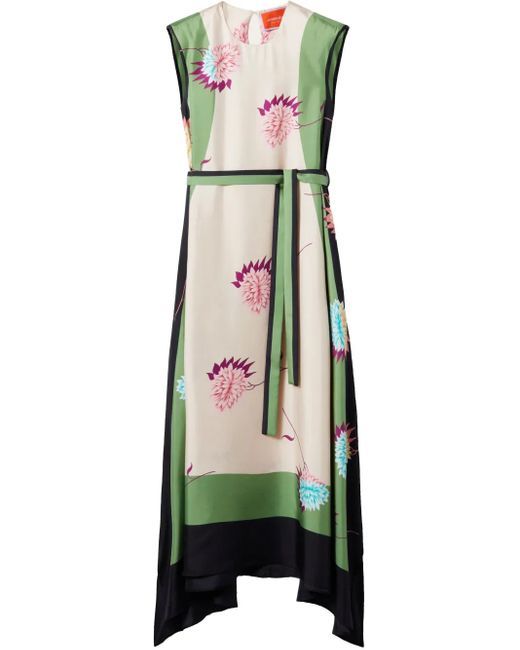 LaDoubleJ Green San Carlo Maxi Dress