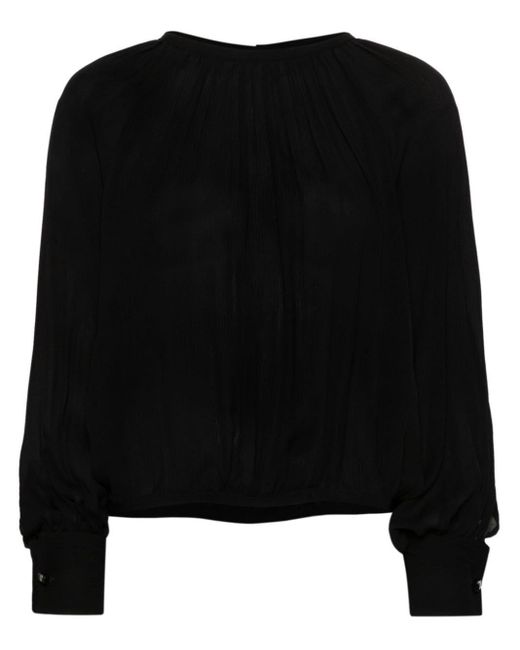 Blusa Narvel di Max Mara in Black