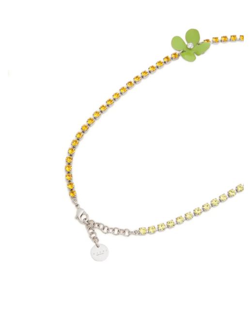 Marni Pink Chocker Flowers