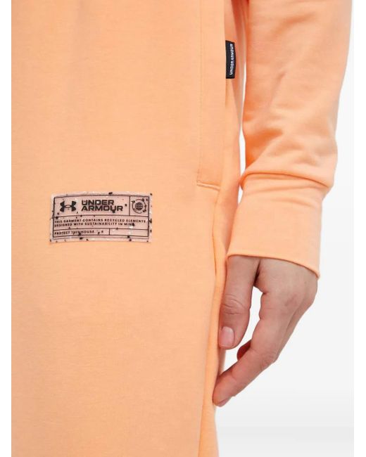 Under Armour Orange Drawstring Label Track Pants