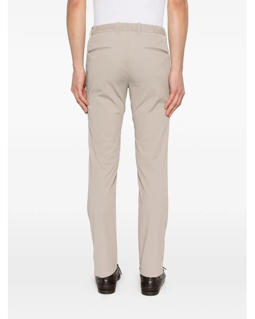 Incotex Natural Buttoned Trousers for men