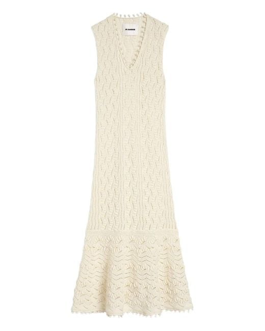 Jil Sander White Dresses