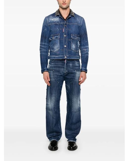 DSquared² Blue Carpenter Jeans for men