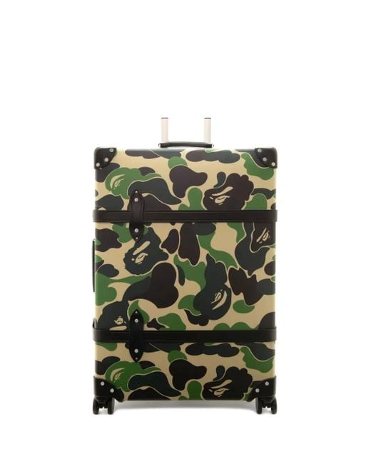 A Bathing Ape X Globe-Trotter Reisetasche Mit Camouflage-Print in Green für Herren