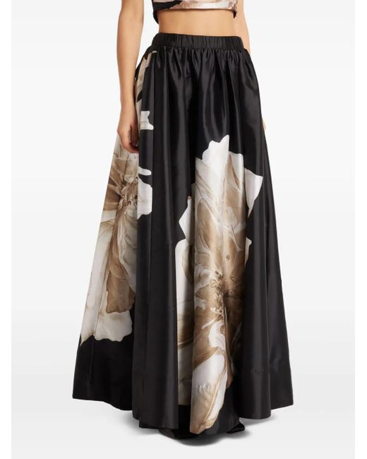 Hemant & Nandita Black Niru Maxi Skirt