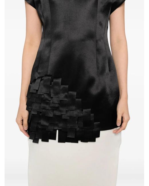 A.W.A.K.E. MODE Black Rectangle-Detail Top