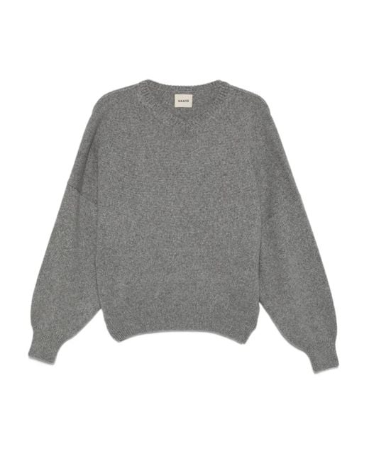 Maglione Wolfe di Khaite in Gray