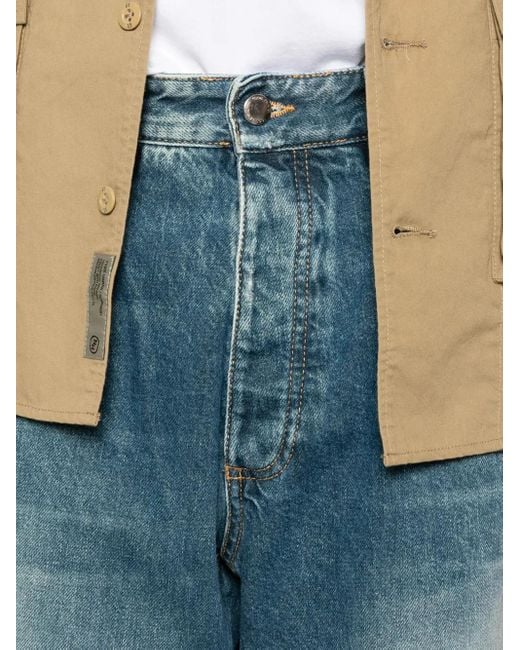 ICON DENIM Blue Will Straight-Leg Jeans for men