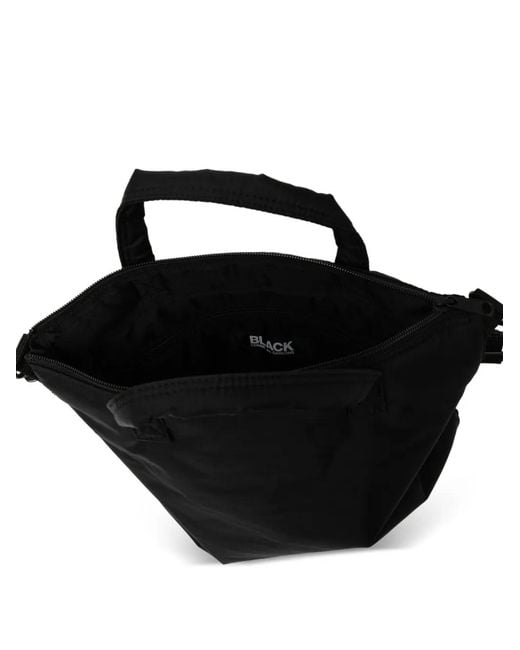 COMME DES GARÇON BLACK Black Zipped Tote Bag