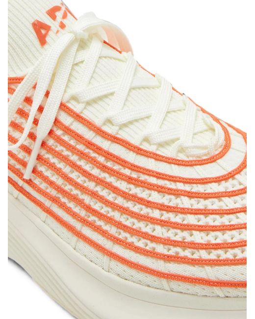 Athletic Propulsion Labs Pink Techloom Zipline Wavy-Stripe Sneakers