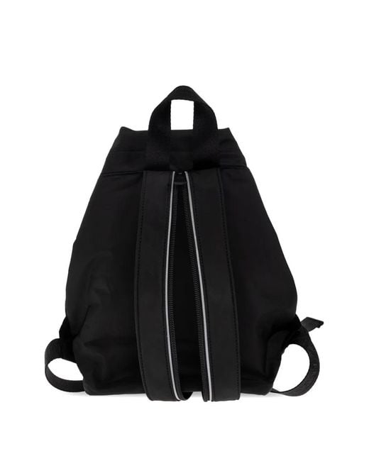 EA7 Black Drawstring Backpack