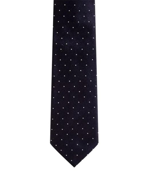 Tom Ford Blue Icon Polka Dot Silk Satin Tie for men