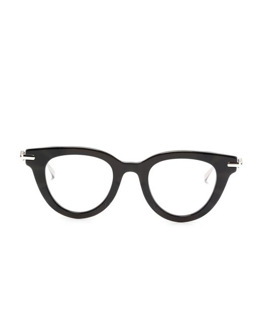 Megane and Me Black Tess Cat-Eye Sunglasses
