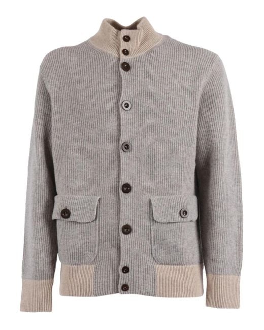 Ballantyne Wollen Vest in het Gray voor heren