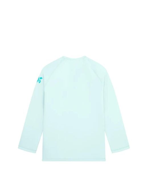 Vilebrequin Blue Long.-Sleeves Turtle T-Shirt for men