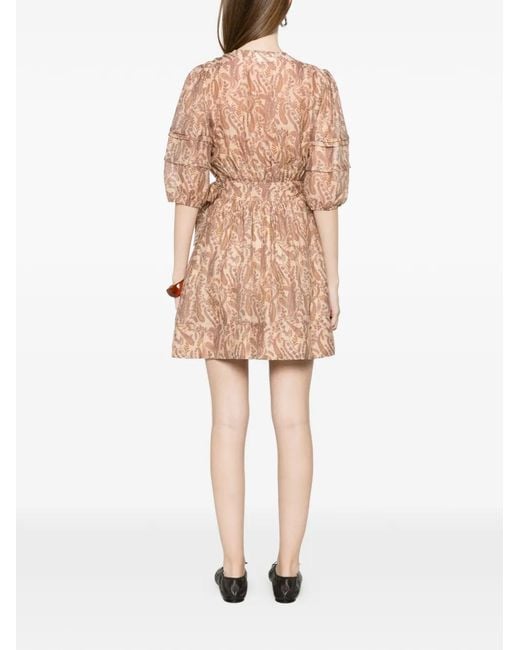 Ba&sh Pink Robe Teodora Mini Dress