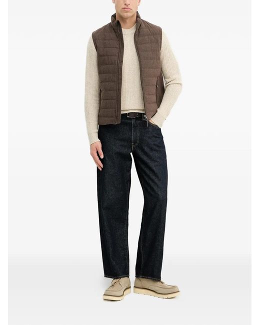 Hackett White Crew-Neck Sweater for men