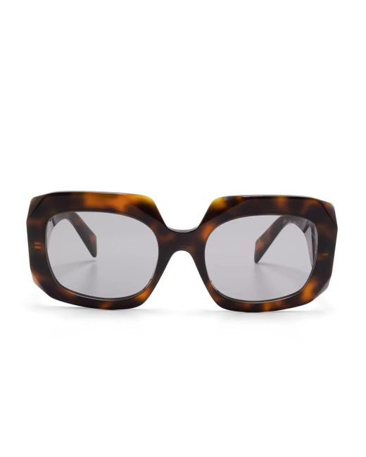 Prada Black Oversize-Frame Sunglasses