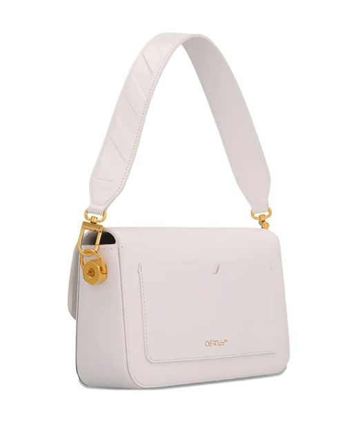 Off-White c/o Virgil Abloh Pink M Plain Blinder Paperclip Shoulder Bag