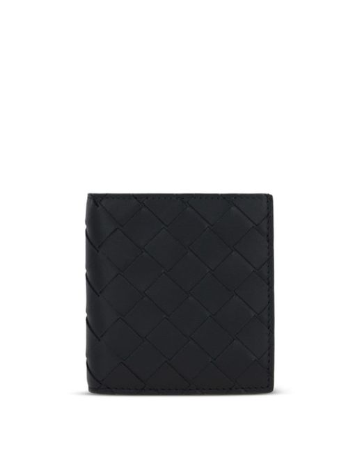 Bottega Veneta Black Intrecciato Bi-fold Cardholder for men