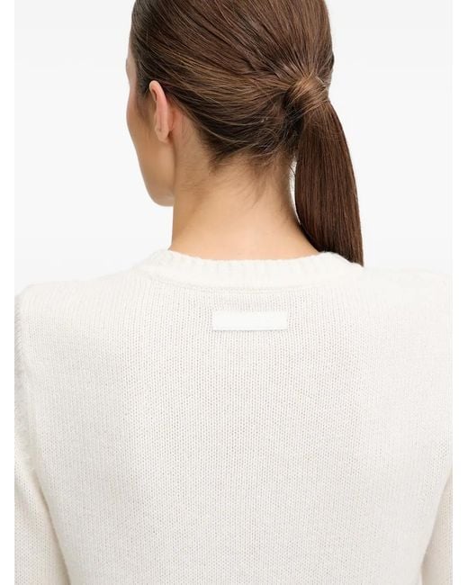 Pull En Laine EA7 en coloris White