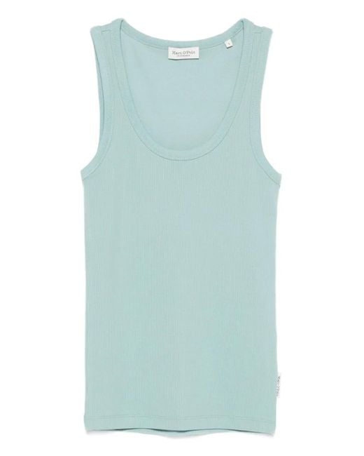 Top sin mangas con cuello redondo Marc O' Polo de color Blue