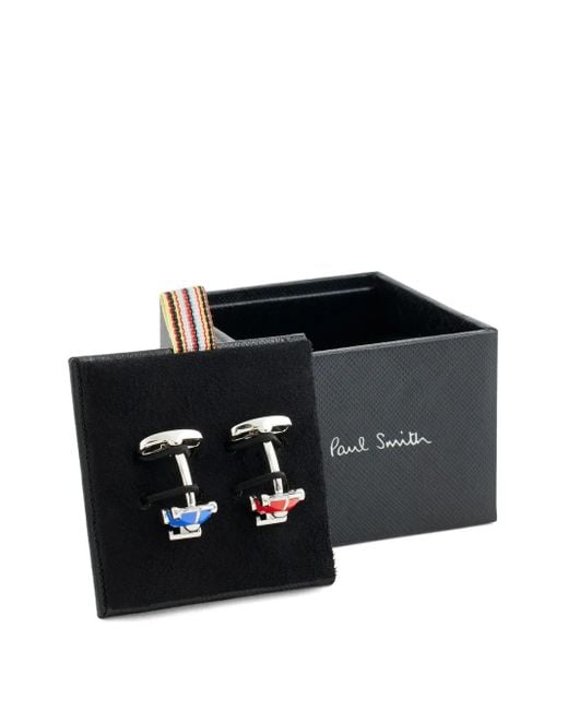 メンズ Paul Smith Racing Car カフスボタン White