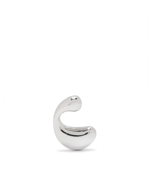 Maria Black White Dolphin Splash Earring