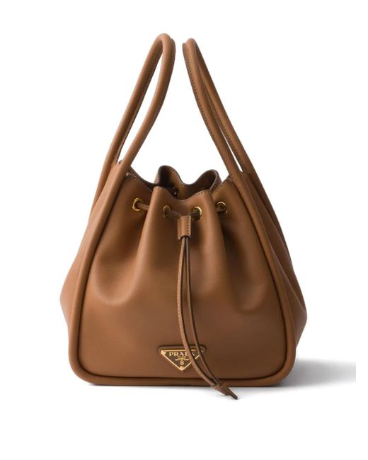 Borsa A Secchiello Darling di Prada in Brown