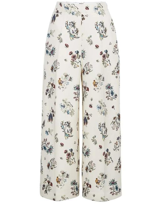Adam Lippes White Callen Trousers