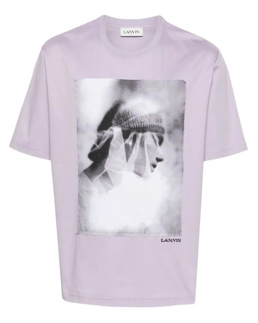 Lanvin Purple T-Shirts And Polos for men