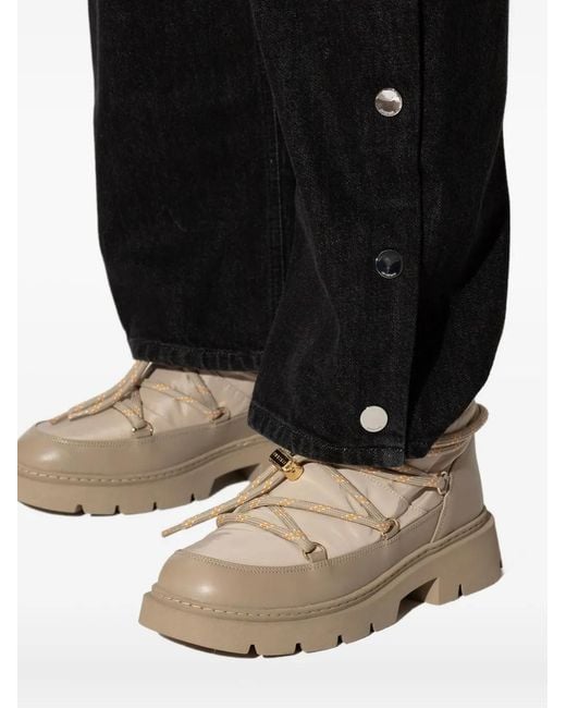 Inuikii Natural Padded Lace-Up Trainers