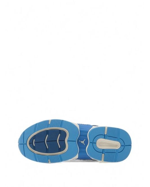 Nike Blue Mesh-Panel Sneakers