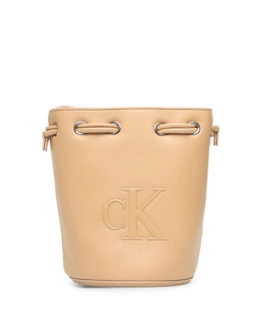 Calvin Klein Natural Sac Seau À Lien De Resserrage