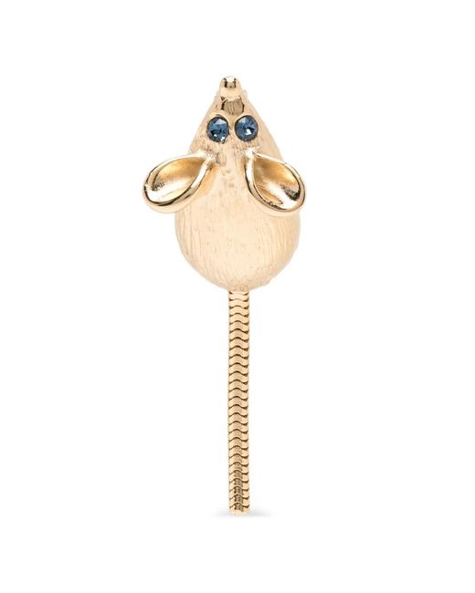 Vivetta White Mouse Brooch