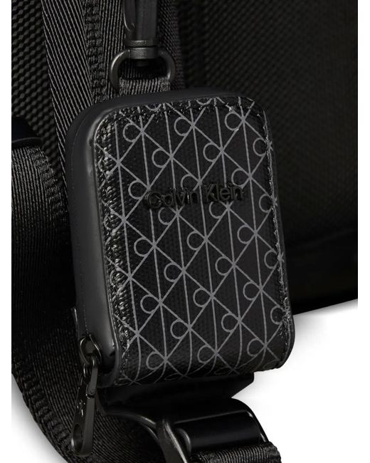 Calvin Klein Rucksack Mit Schnalle in Black für Herren