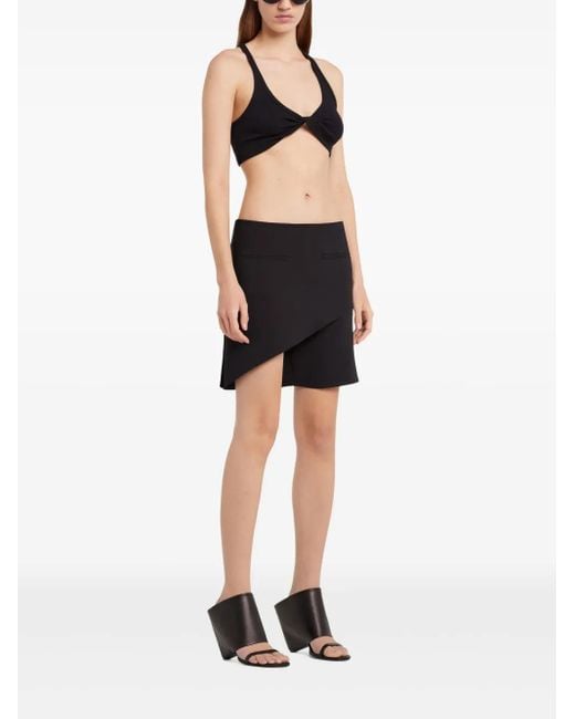 Courreges Black Twist Top
