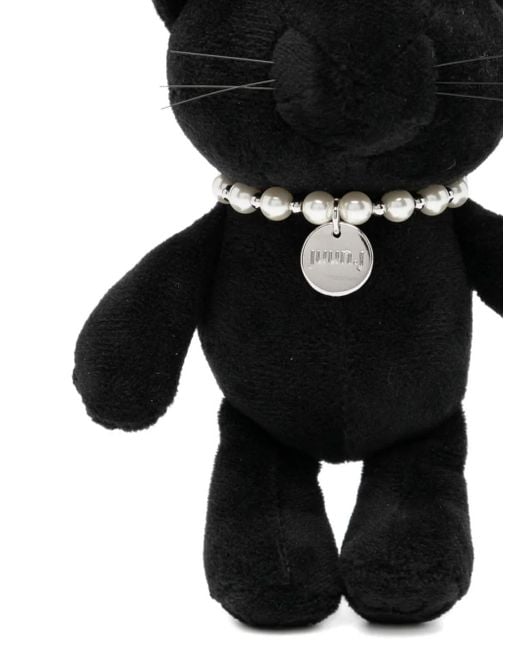 Juun.J Black Cat-Shape Keyring