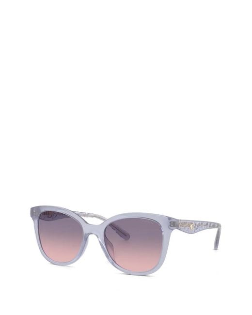 COACH Purple Gradient Cat-Eye Sunglasses