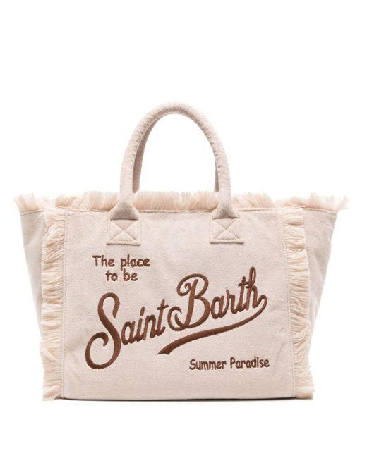 Mc2 Saint Barth Natural Vanity Terry-cloth Tote Bag