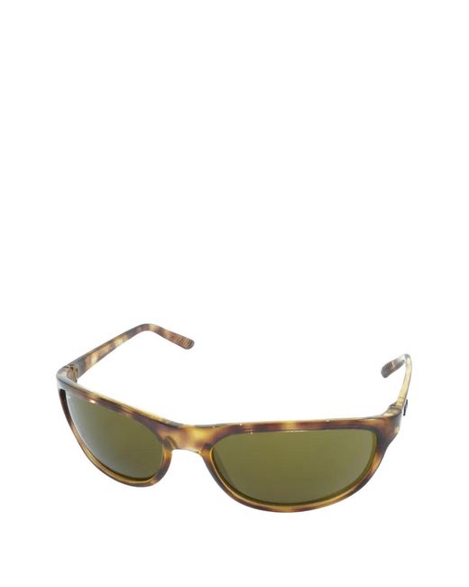 Ray-Ban Green Tortoiseshell-Effect Rectangle-Frame Sunglasses for men
