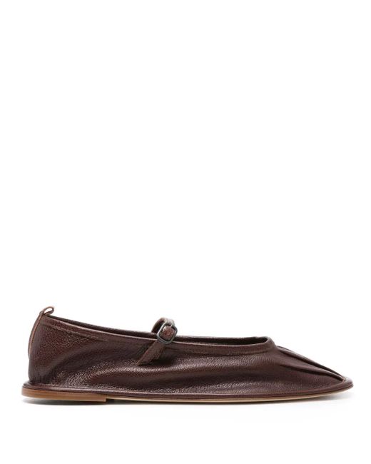 Ballerine Dansa Supple di Hereu in Brown