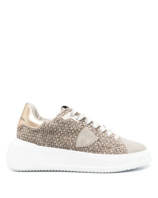 Philippe Model White Tres Temple Sneakers