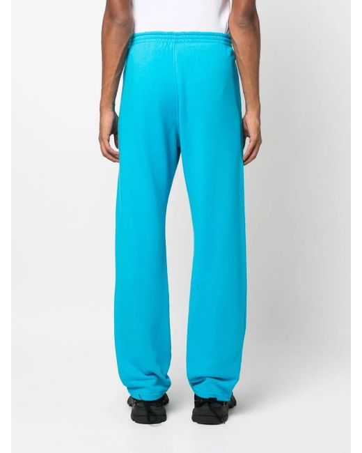 DSquared² Blue Logo-Print Track Pants for men