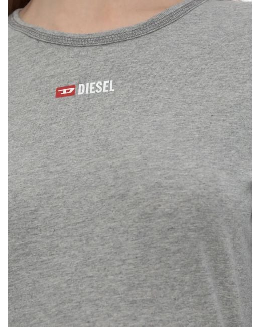 DIESEL Gilda-D-Core Pyjama Met Logoprint in het Gray