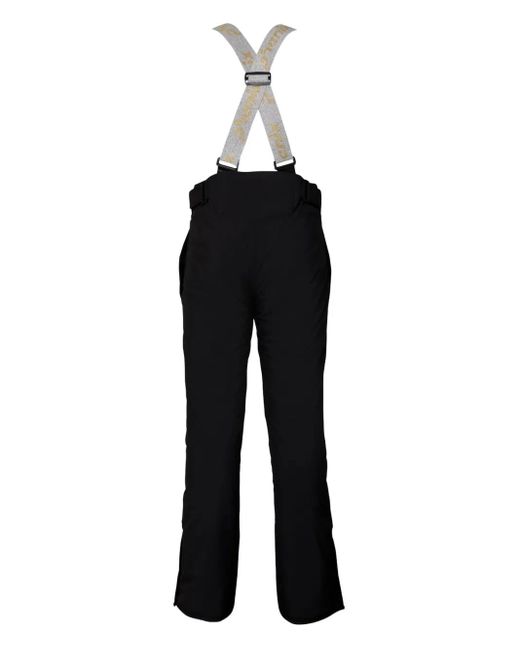 Phenix Black Thunderbolt Suspender-Detailed Ski Trousers
